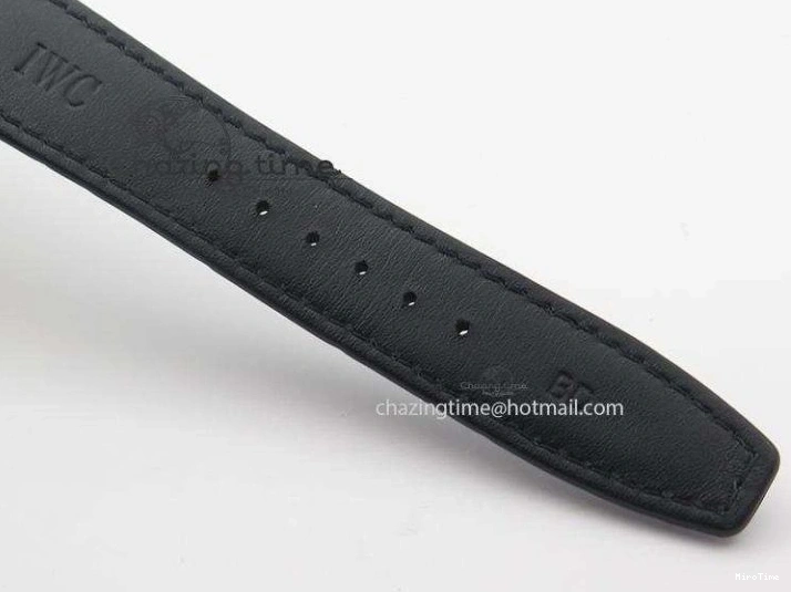 MIROTIME 0205 Practical Portuguese Real PR IW500109 ZF 1:1 Best Edition Black Dial On Black Leather Strap A52010 V 7308